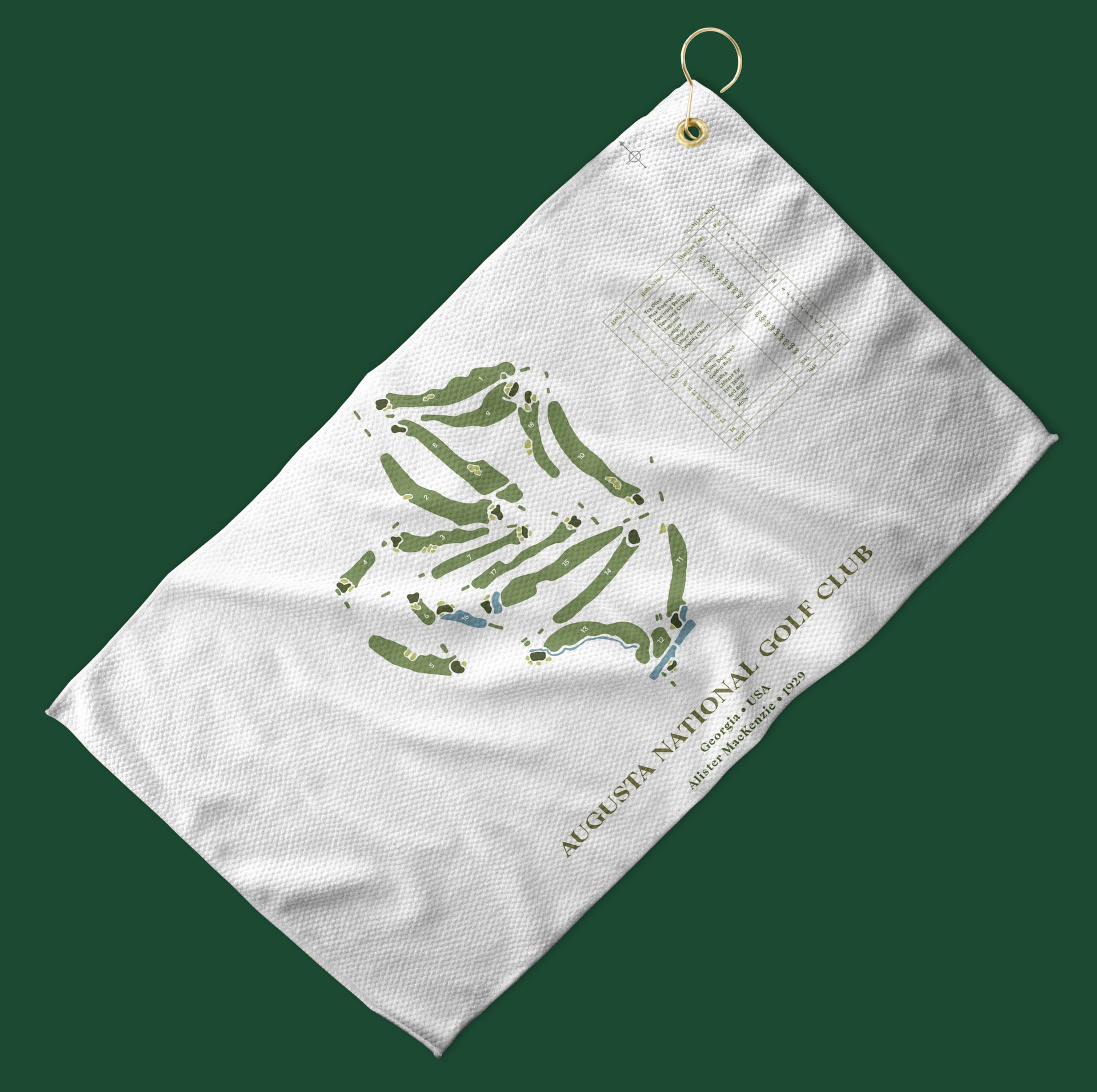 Augusta National Golf Towel