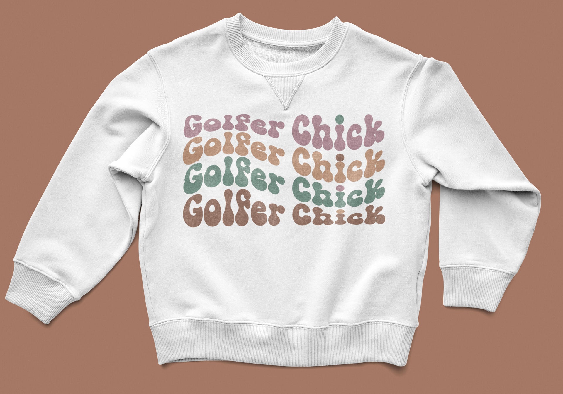 Golfer Chick Sweatshirt