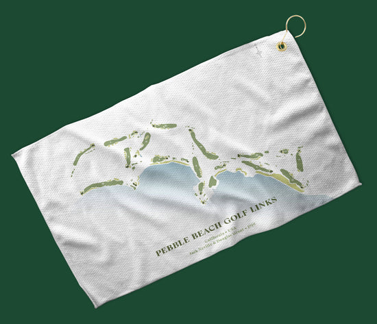 Pebble Beach Golf Towel