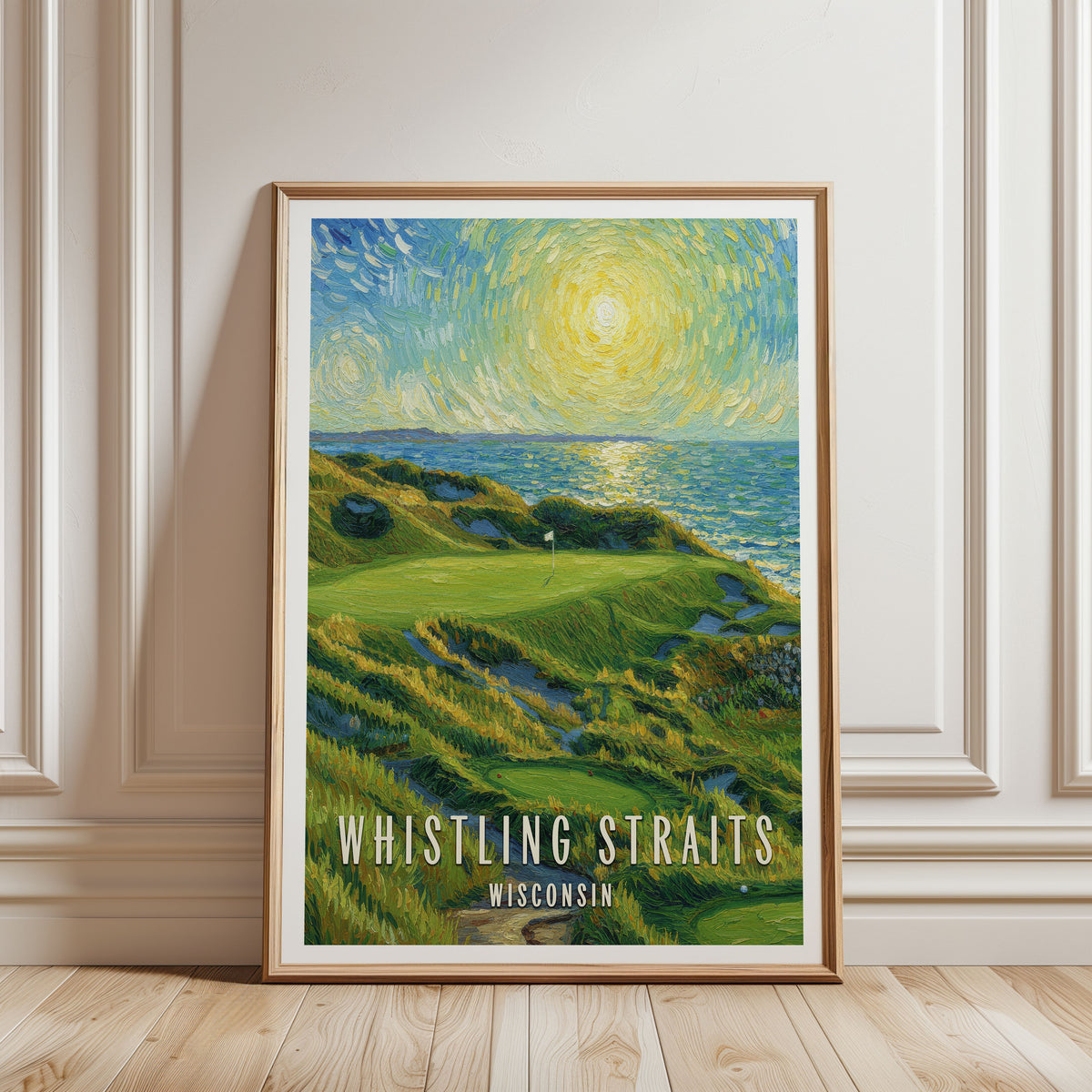 Whistling Straits golf print