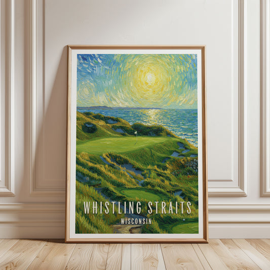 Whistling Straits golf print