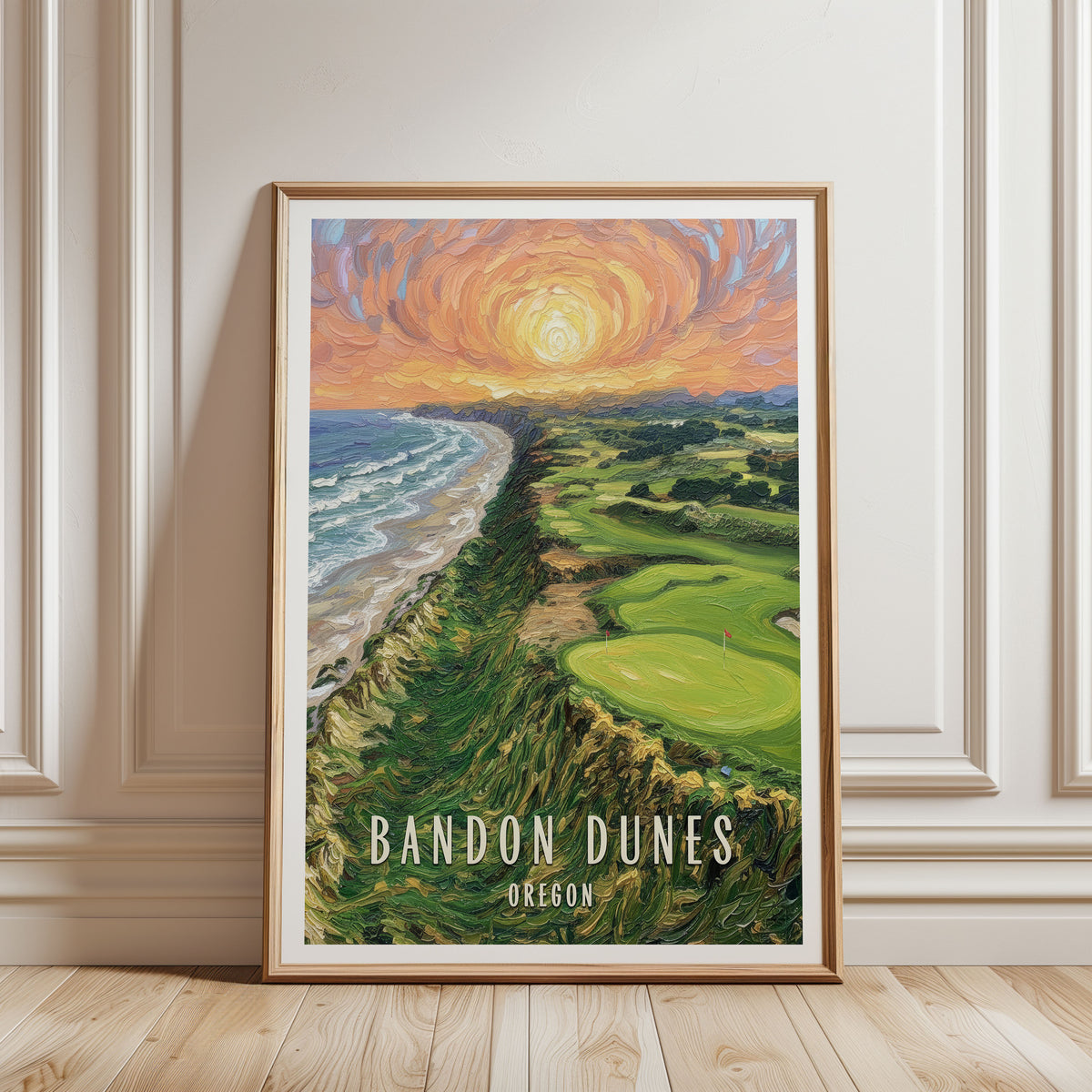 Bandon Dunes golf print