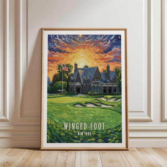 Winged Foot golf print