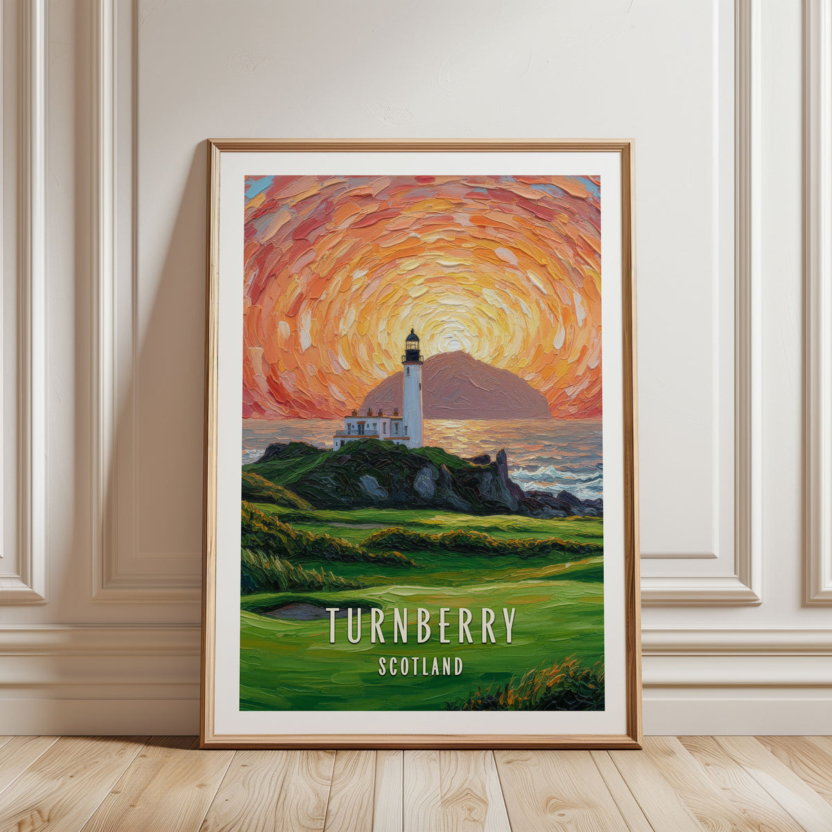 Turnberry golf print