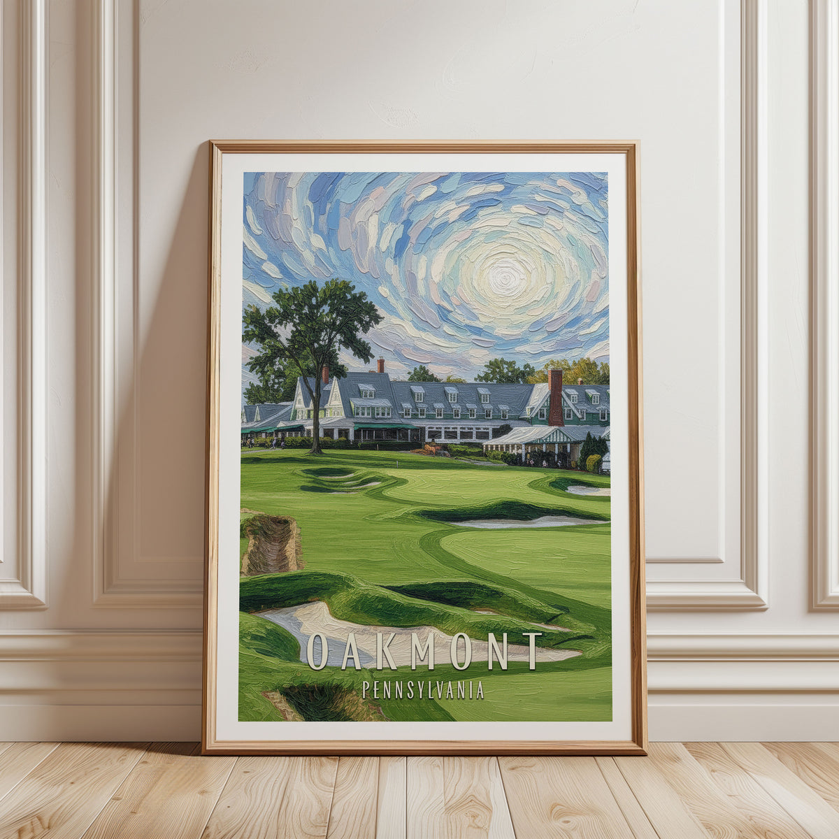 Oakmont Country Club Golf Print | Golf Wall Art