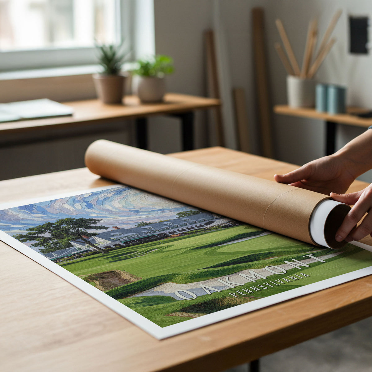 Oakmont Country Club Golf Print | Golf Wall Art