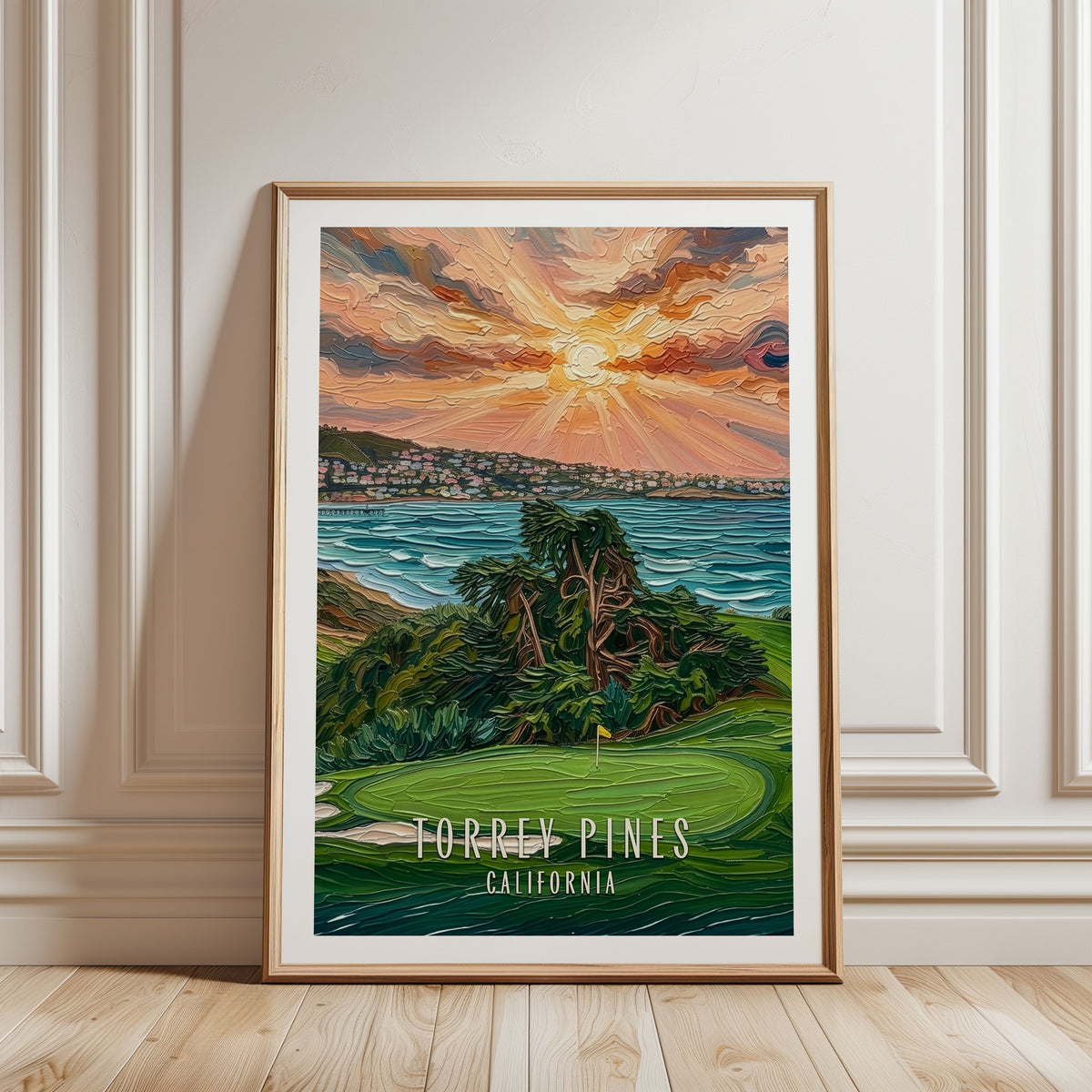 Torrey Pines Golf Print | Golf Wall Art