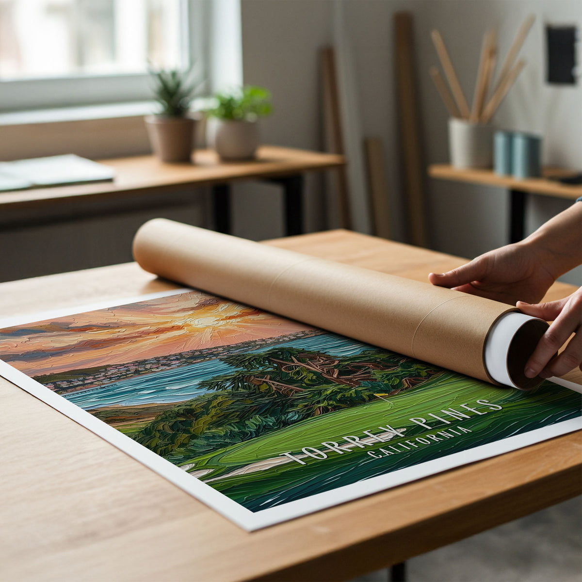 Torrey Pines Golf Print | Golf Wall Art