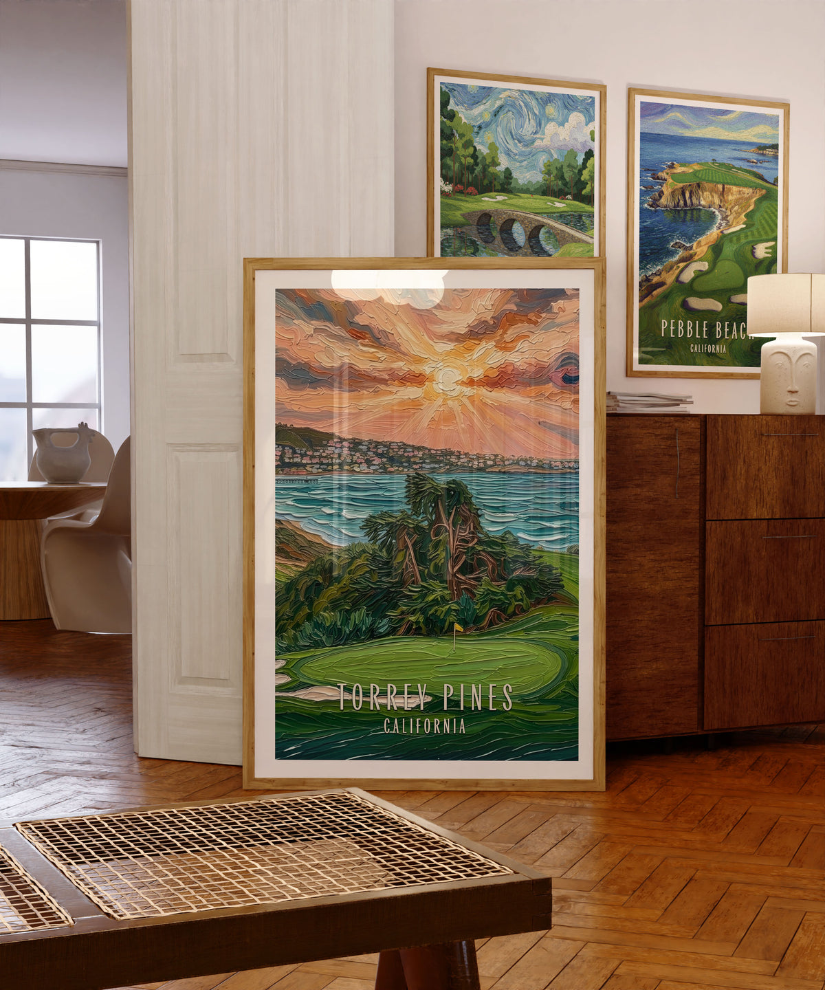 Torrey Pines Golf Print | Golf Wall Art