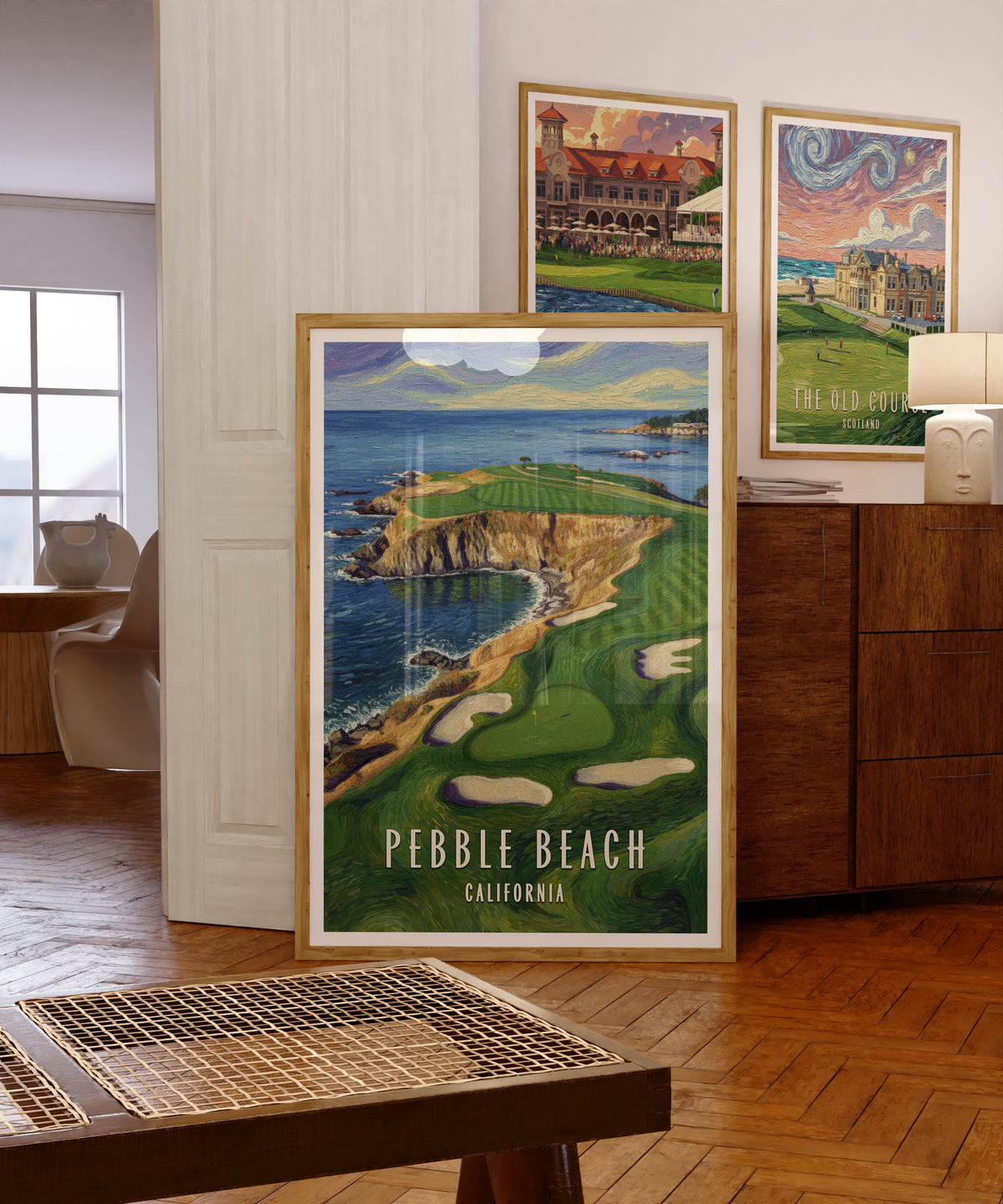 Pebble Beach golf print
