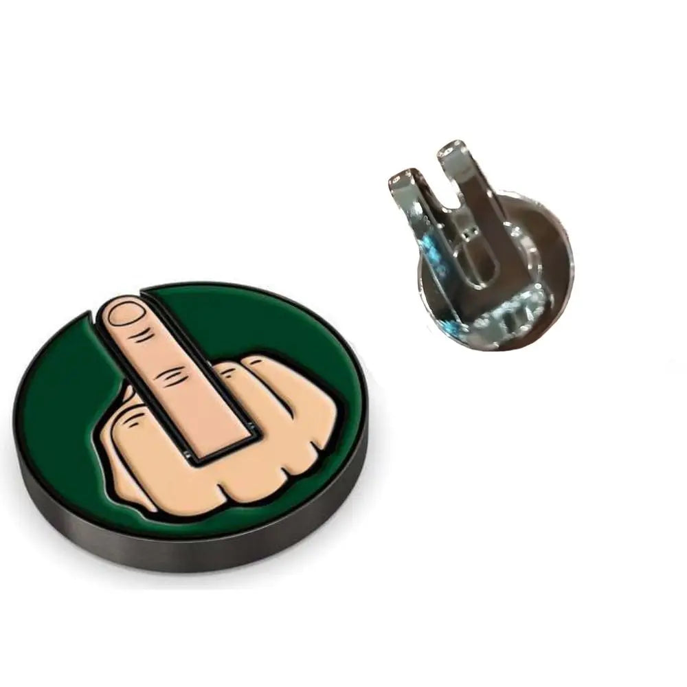 Funny Middle Finger Golf Ball Marker