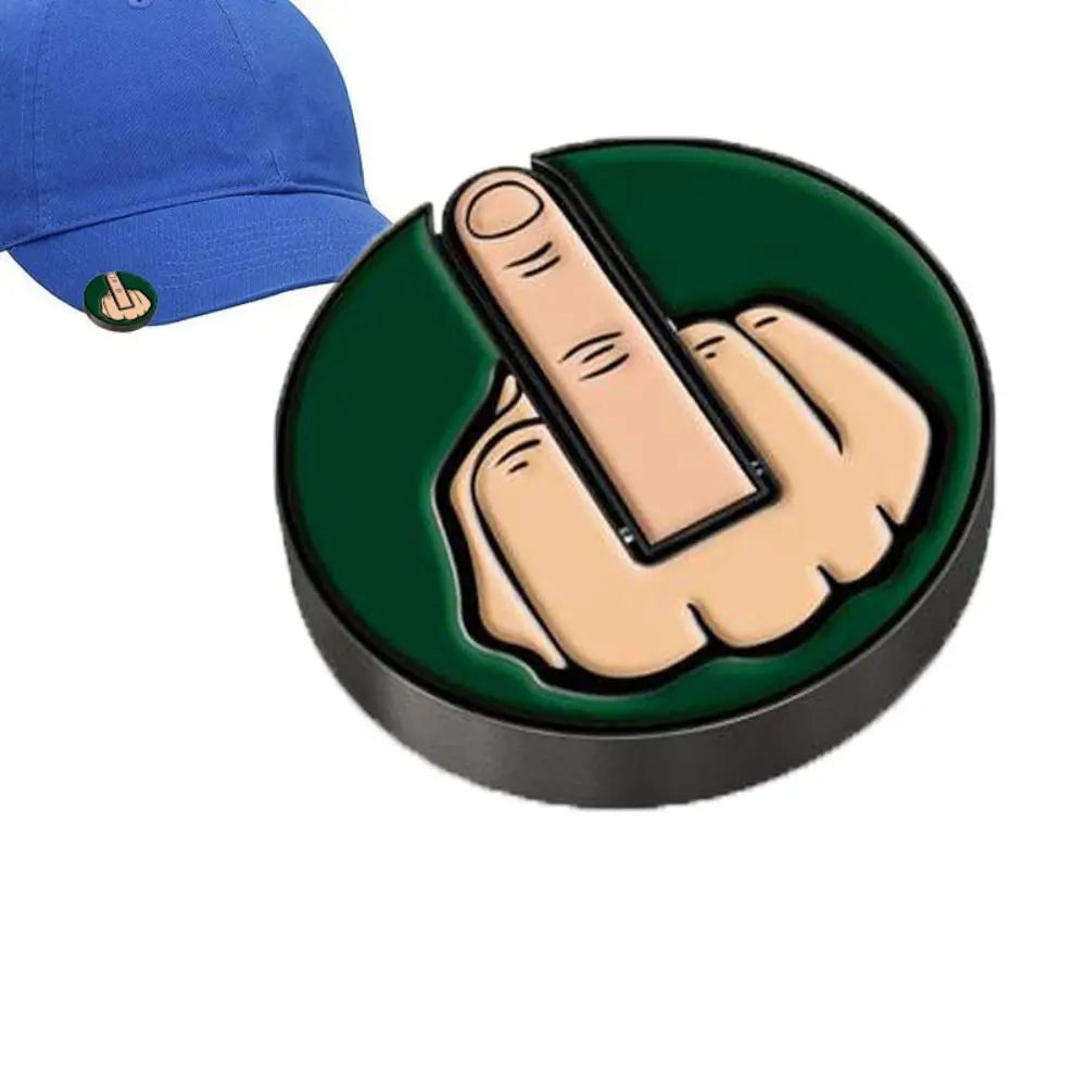 Funny Middle Finger Golf Ball Marker