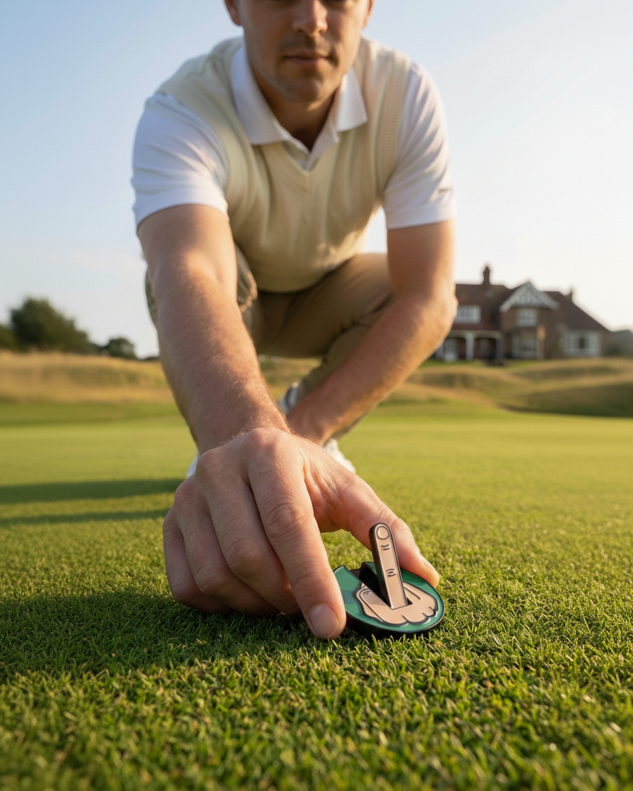 Funny Middle Finger Golf Ball Marker