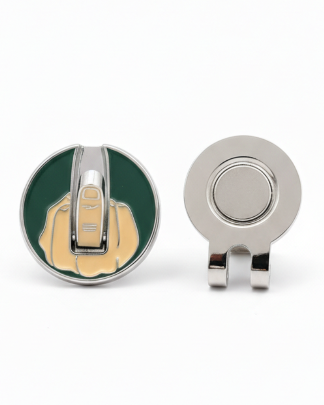 Funny Middle Finger Golf Ball Marker