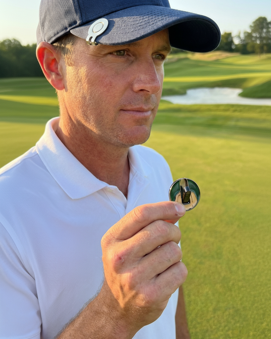 Funny Middle Finger Golf Ball Marker